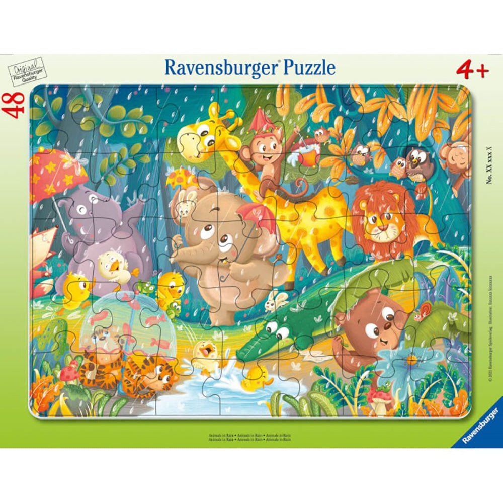 PUZZLE TIP RAMA JUNGLA, 48 PIESE - RAVENSBURGER (RVSPC05177) - Libelula Vesela - Jucarii