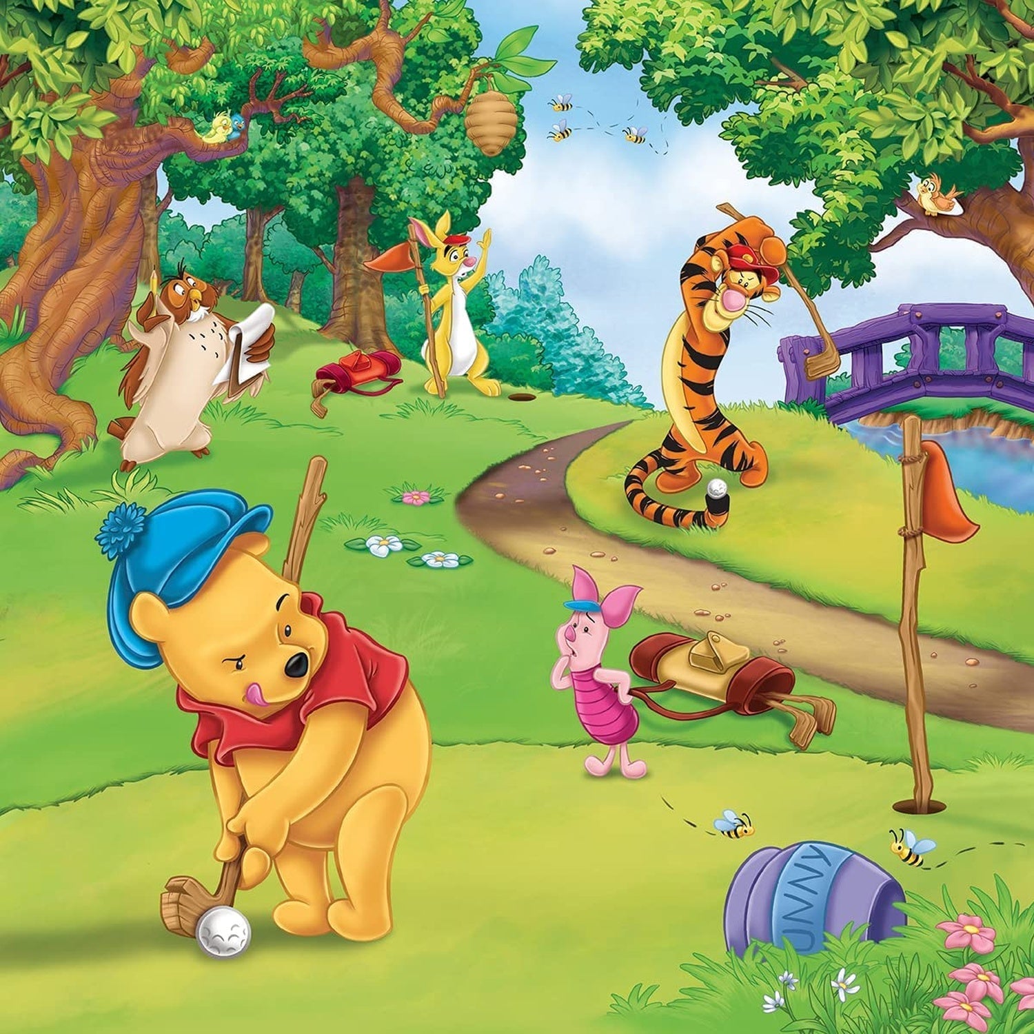 PUZZLE WINNIE THE POOH, 3X49 PIESE - RAVENSBURGER (RVSPC05187) - Libelula Vesela - Jucarii