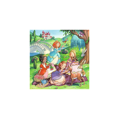 PUZZLE MICILE PRINTESE, 3X49 PIESE - RAVENSBURGER (RVSPC05564) - Libelula Vesela - Jucarii