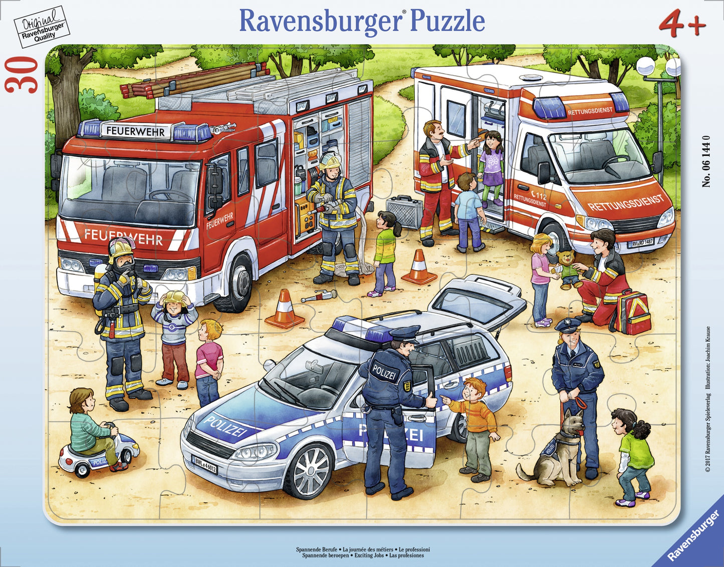 PUZZLE MESERII INTERESANTE, 30 PIESE - RAVENSBURGER (RVSPC06144) - Libelula Vesela - Jucarii