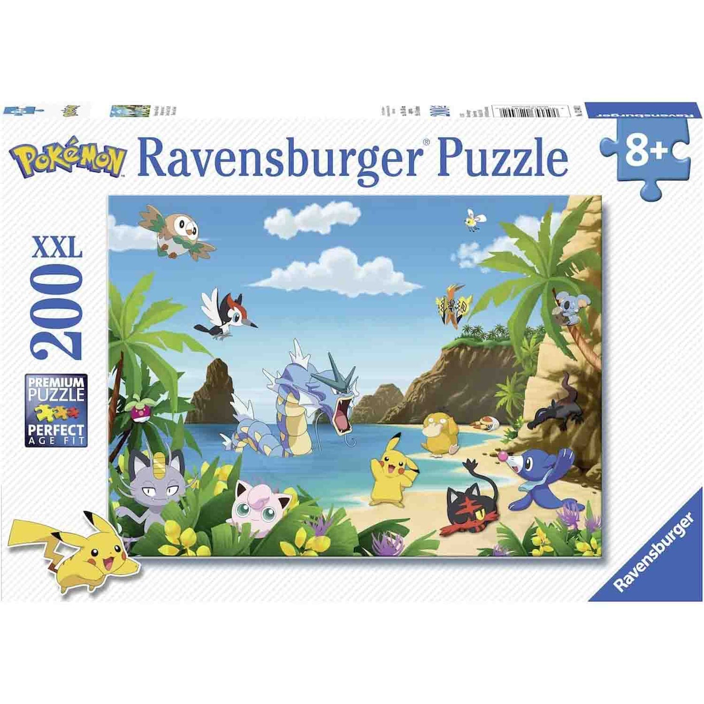 PUZZLE POKEMON, 200 PIESE - RAVENSBURGER (RVSPC12840) - Libelula Vesela - Jucarii