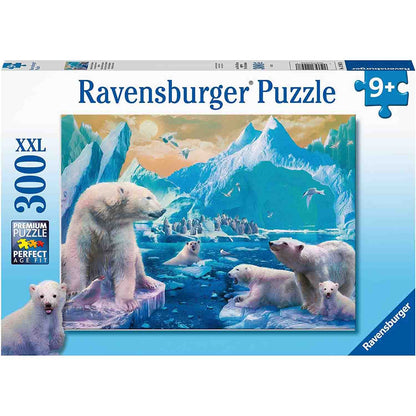 PUZZLE URSI POLARI, 300 PIESE - RAVENSBURGER (RVSPC12947) - Libelula Vesela - Jucarii