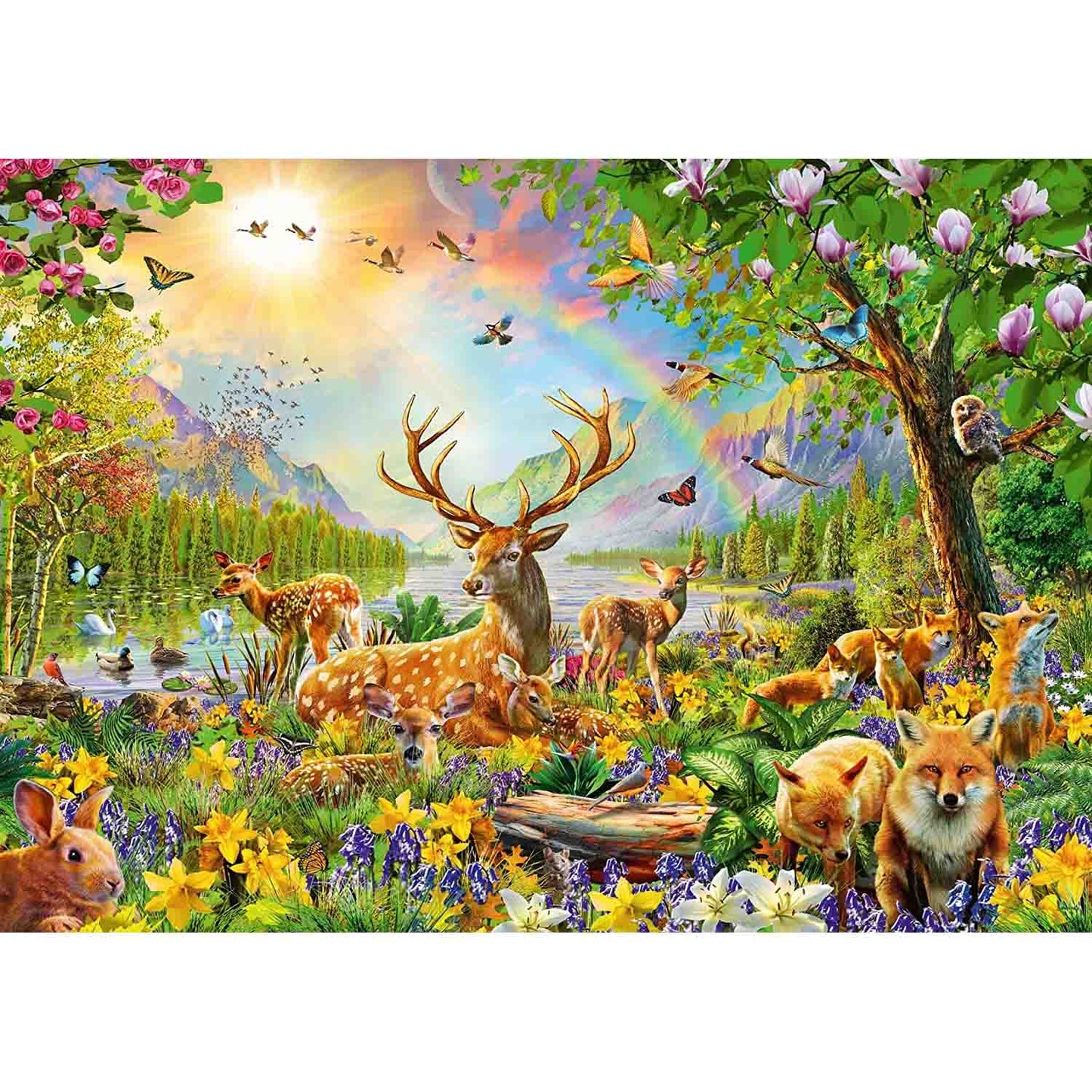 PUZZLE CERB, 200 PIESE - RAVENSBURGER (RVSPC13352) - Libelula Vesela - Jucarii