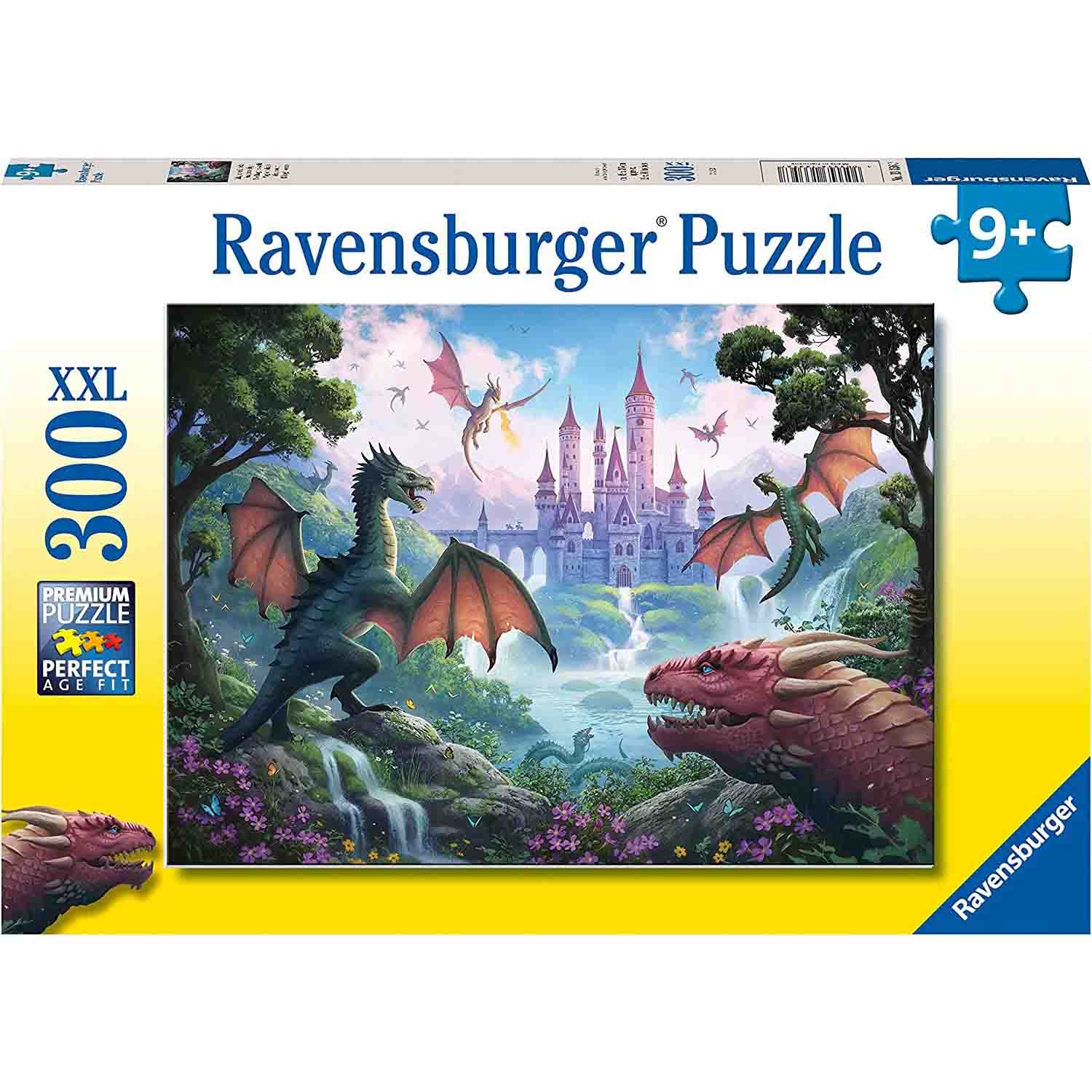 PUZZLE DRAGONI, 300 PIESE - RAVENSBURGER (RVSPC13356) - Libelula Vesela - Jucarii