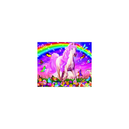 PUZZLE UNICORN SI CURCUBEU, 100 PIESE - RAVENSBURGER (RVSPC13927) - Libelula Vesela - Jucarii