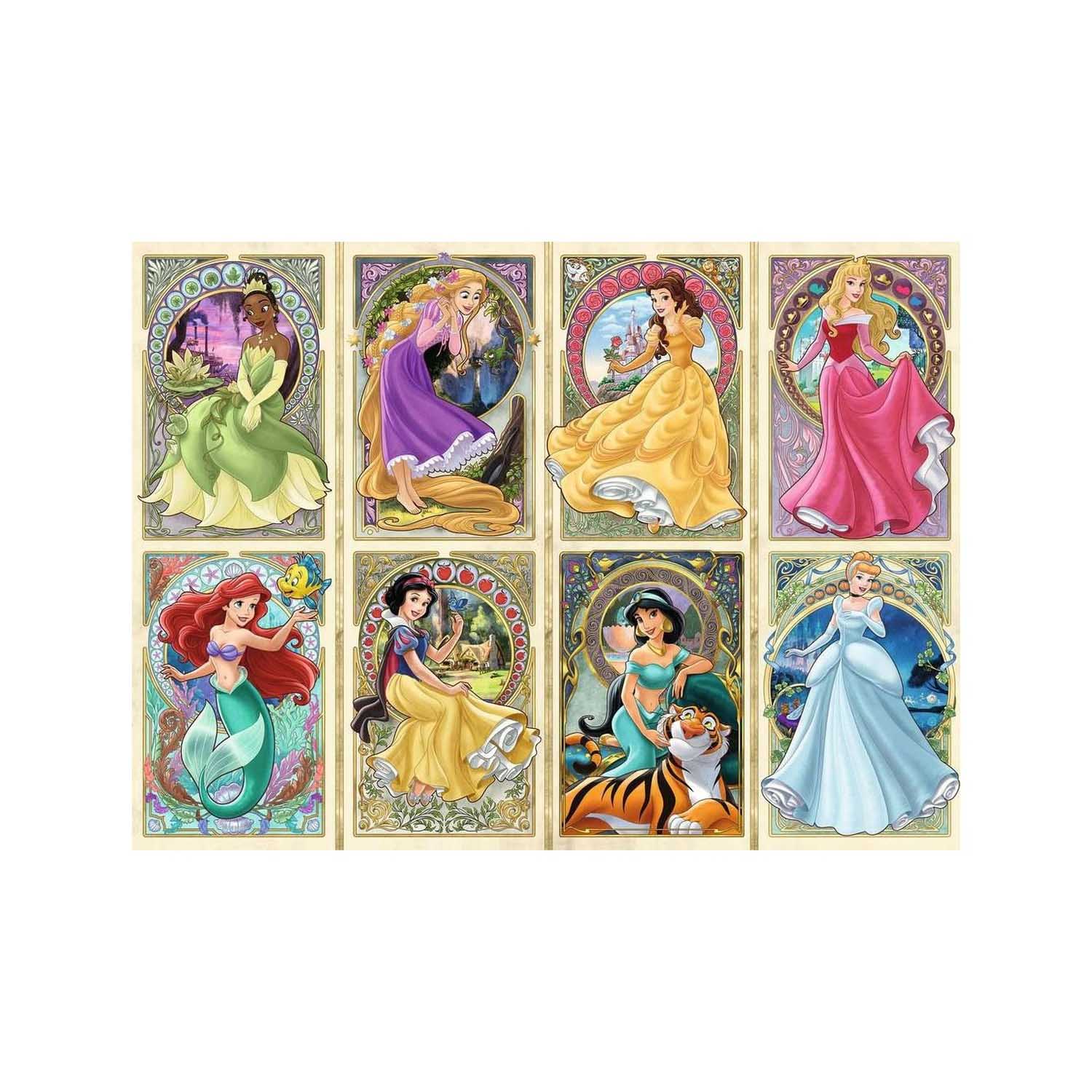 PUZZLE PRINTESELE DISNEY, 1000 PIESE - RAVENSBURGER (RVSPA16504) - Libelula Vesela - Jucarii