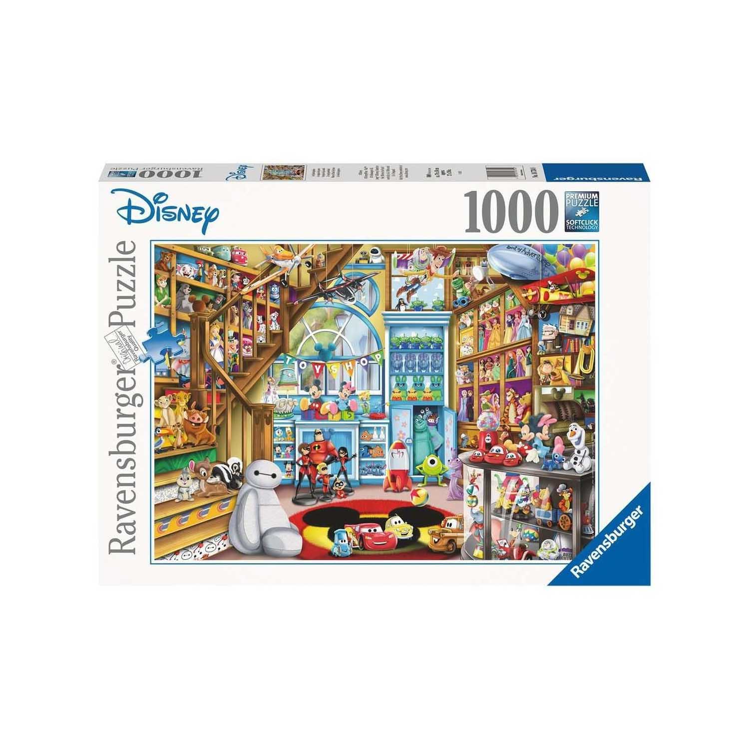 PUZZLE DISNEY MAGAZIN DE JUCARII, 1000 PIESE - RAVENSBURGER (RVSPA16734) - Libelula Vesela - Jucarii