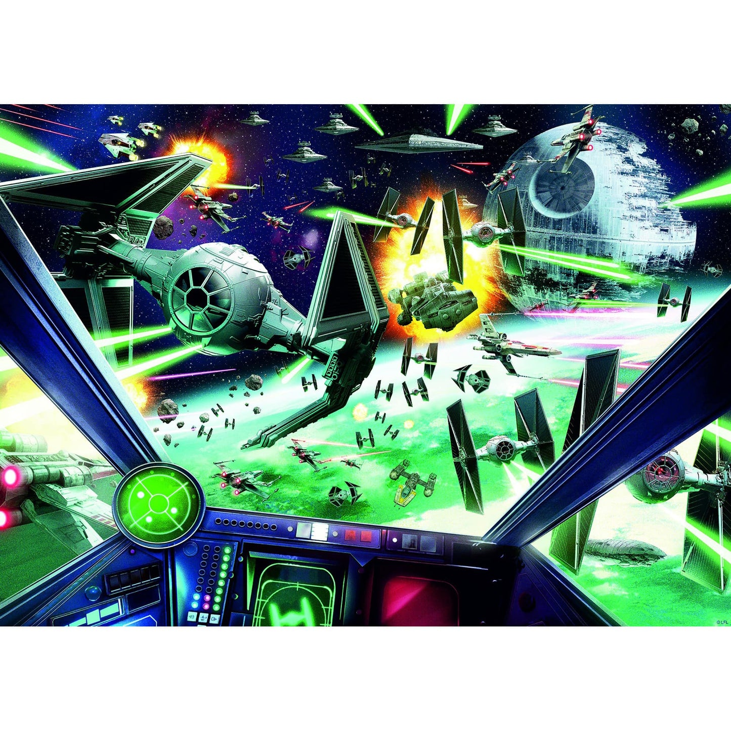 PUZZLE STAR WARS, 1000 PIESE - RAVENSBURGER (RVSPA16919) - Libelula Vesela - Jucarii