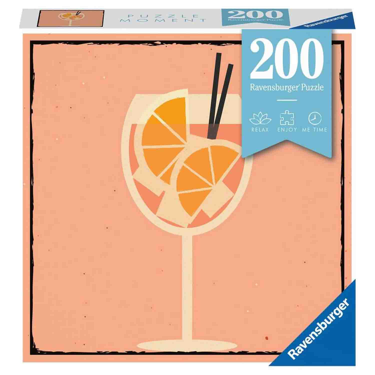 PUZZLE COCKTAIL, 200 PIESE - RAVENSBURGER (RVSPA17369) - Libelula Vesela - Jucarii