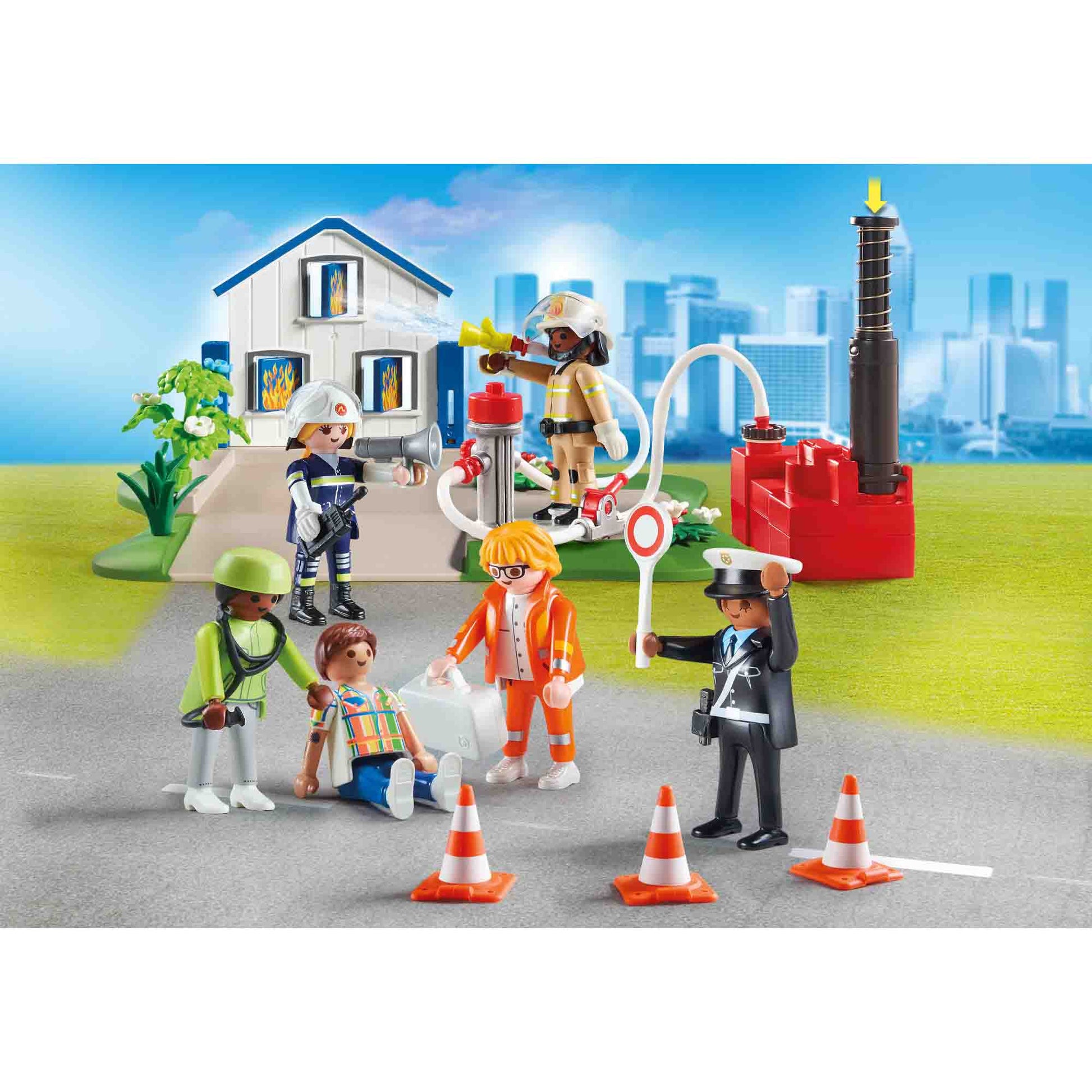 PLAYMOBIL - CREEAZA PROPRIA FIGURINA - MISIUNEA DE SALVARE - PLAYMOBIL (PM70980) - Libelula Vesela - Jucarii