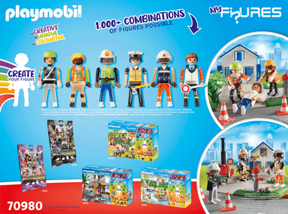 PLAYMOBIL - CREEAZA PROPRIA FIGURINA - MISIUNEA DE SALVARE - PLAYMOBIL (PM70980) - Libelula Vesela - Jucarii