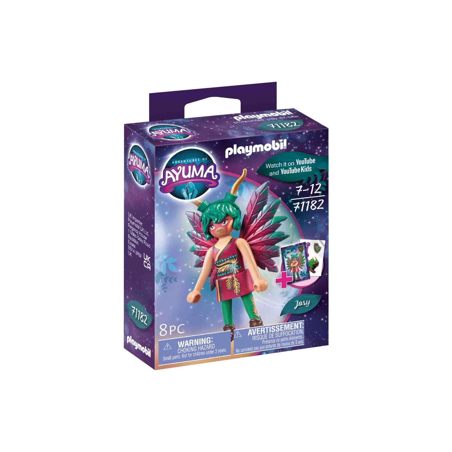 KNIGHT FAIRY JOSY - PLAYMOBIL ADVENTURES OF AYUMA (PM71182) - Libelula Vesela - Jucarii