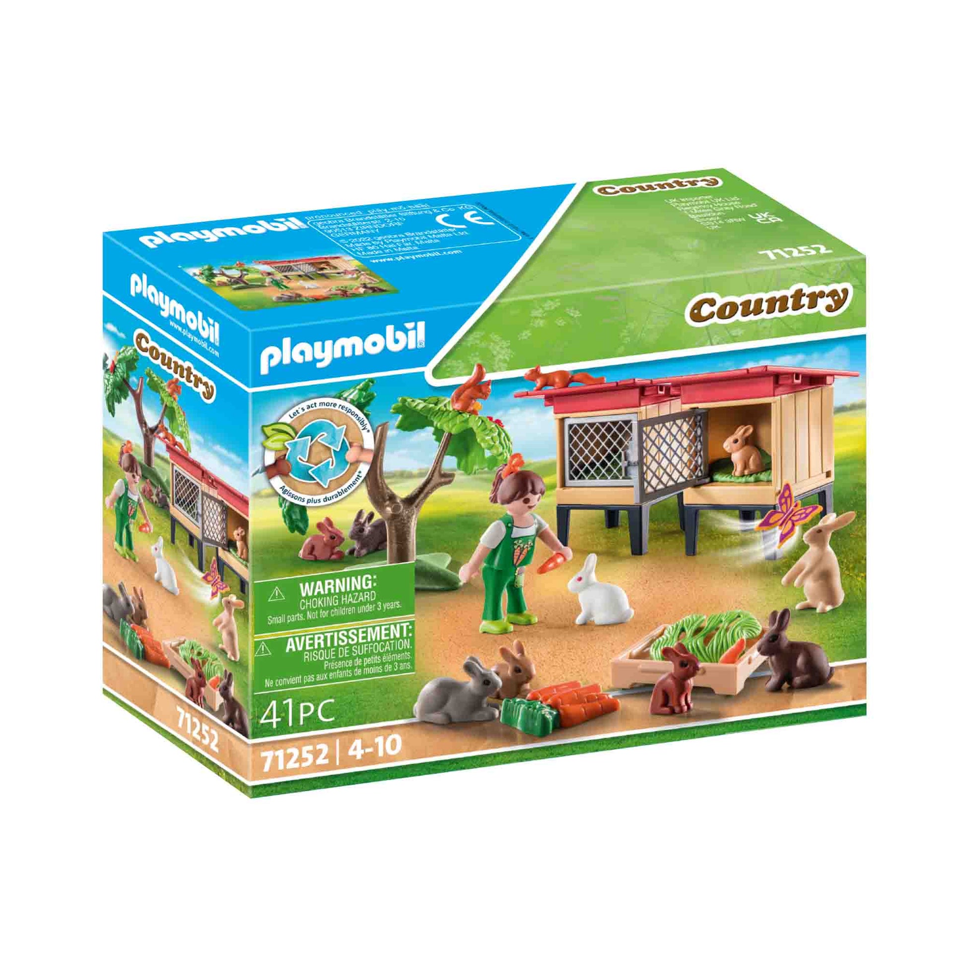 PLAYMOBIL - CUSCA PENTRU IEPURASI - PLAYMOBIL (PM71252) - Libelula Vesela - Jucarii