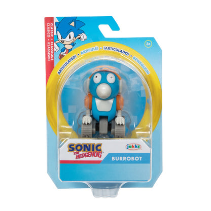 NINTENDO SONIC - FIGURINA CLASSIC BURROBOT, S11, 6 CM - JAKKS PACIFIC (41653) - Libelula Vesela - Jucarii