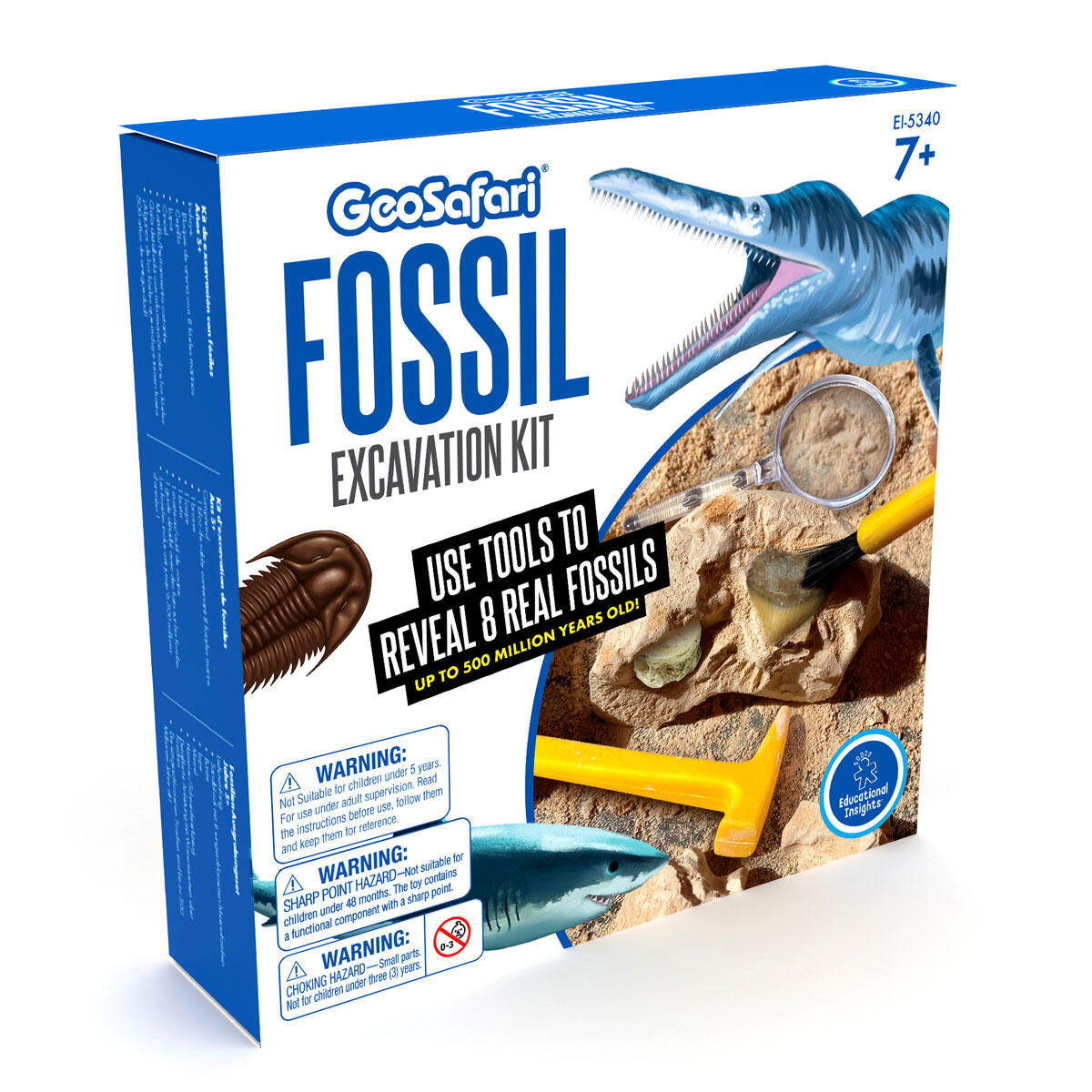 GEOSAFARI - KIT EXCAVARE FOSILE - EDUCATIONAL INSIGHTS (EI-5340) - Libelula Vesela - Jucarii