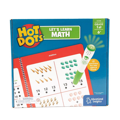 SET HOT DOTS®  - INVAT MATEMATICA - EDUCATIONAL INSIGHTS (EI-2448) - Libelula Vesela - Jucarii