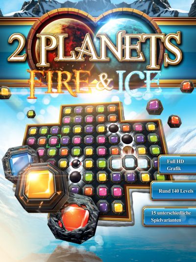 2 PLANETS FIRE & ICE - STEAM - PC - WORLDWIDE - Libelula Vesela - Jocuri video