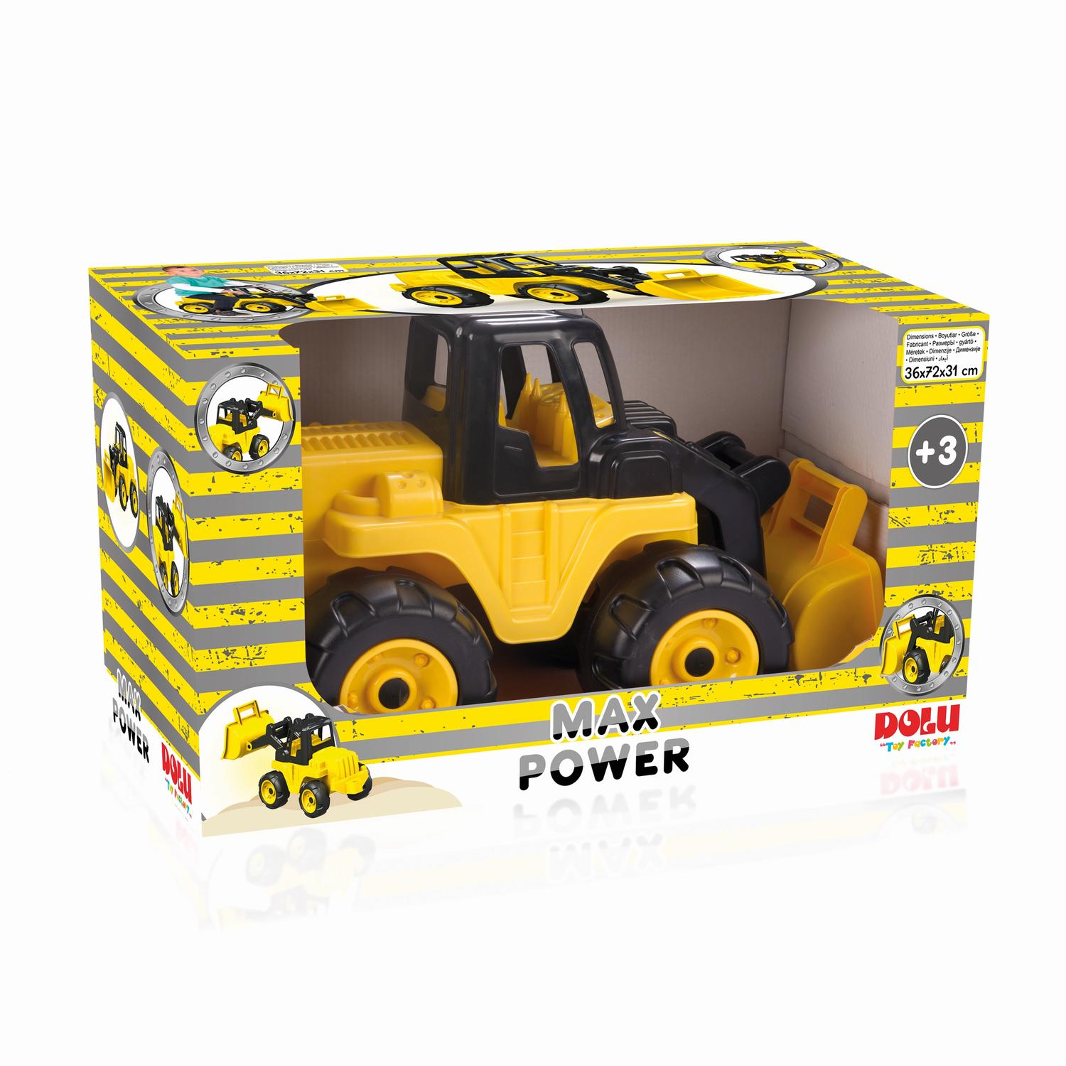 BULDOZER PENTRU COPII - 72 CM - DOLU (D7134) - Libelula Vesela - Jucarii