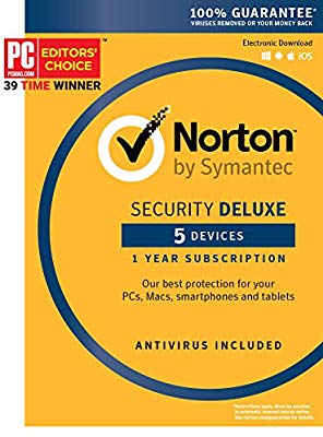 NORTON SECURITY DELUXE MULTI DEVICES 2017 1 YEAR 5 PC - OFFICIAL WEBSITE - MULTILANGUAGE - EU - PC - Libelula Vesela - Software