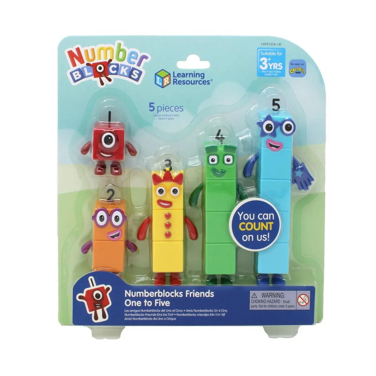 SET FIGURINE NUMBERBLOCKS - DE LA UNU LA CINCI - HAND2MIND (HM95356-UK) - Libelula Vesela - Jucarii