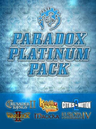 PARADOX PLATINUM PACK - STEAM - MULTILANGUAGE - WORLDWIDE - PC - Libelula Vesela - Jocuri video