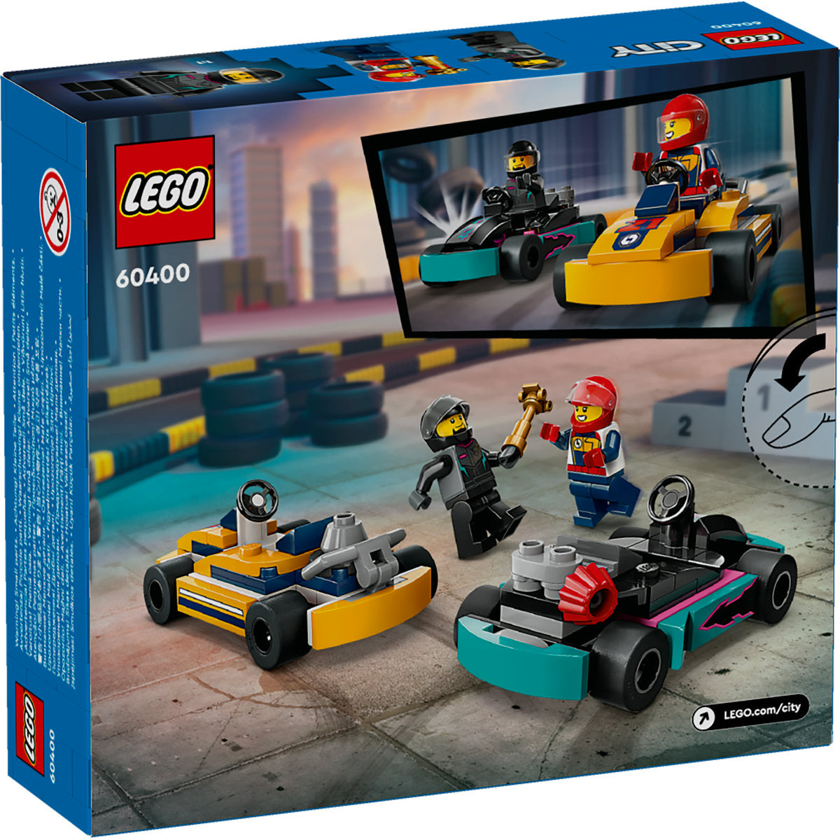 CARTURI SI PILOTI DE CURSE - LEGO CITY - LEGO (60400) - Libelula Vesela - Jucarii