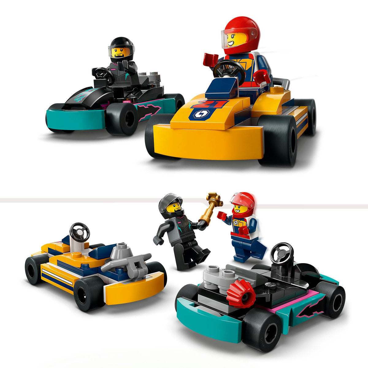 CARTURI SI PILOTI DE CURSE - LEGO CITY - LEGO (60400)