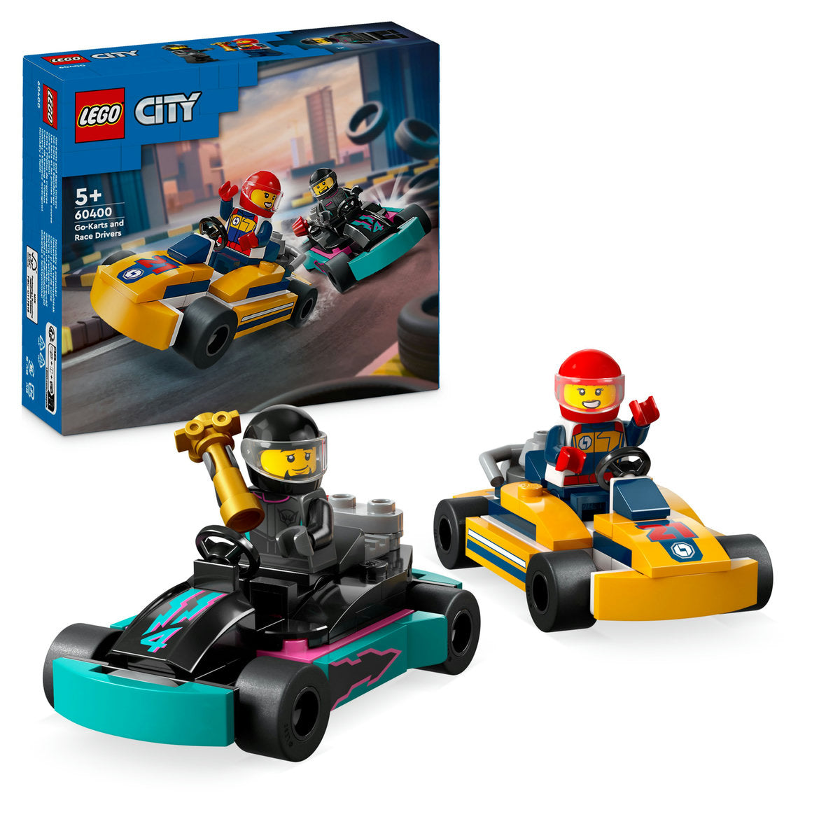 CARTURI SI PILOTI DE CURSE - LEGO CITY - LEGO (60400) - Libelula Vesela - Jucarii