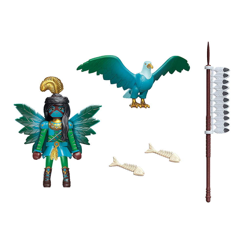 KNIGHT FAIRY CU ANIMALUL DE SUFLET - PLAYMOBIL (PM70802) - Libelula Vesela - Jucarii