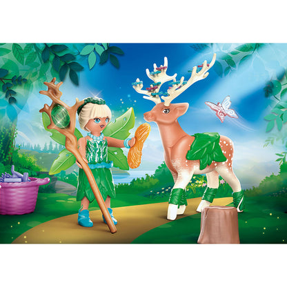 FOREST FAIRY CU ANIMALUL DE SUFLET - PLAYMOBIL (PM70806) - Libelula Vesela - Jucarii