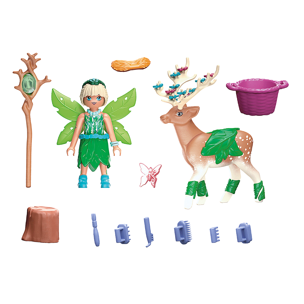 FOREST FAIRY CU ANIMALUL DE SUFLET - PLAYMOBIL (PM70806) - Libelula Vesela - Jucarii