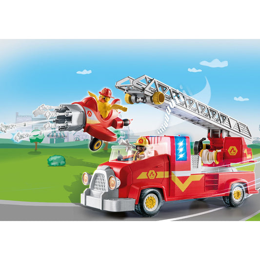 CAMION DE POMPIERI - PLAYMOBIL DUCK ON CALL (PM70911) - Libelula Vesela - Jucarii