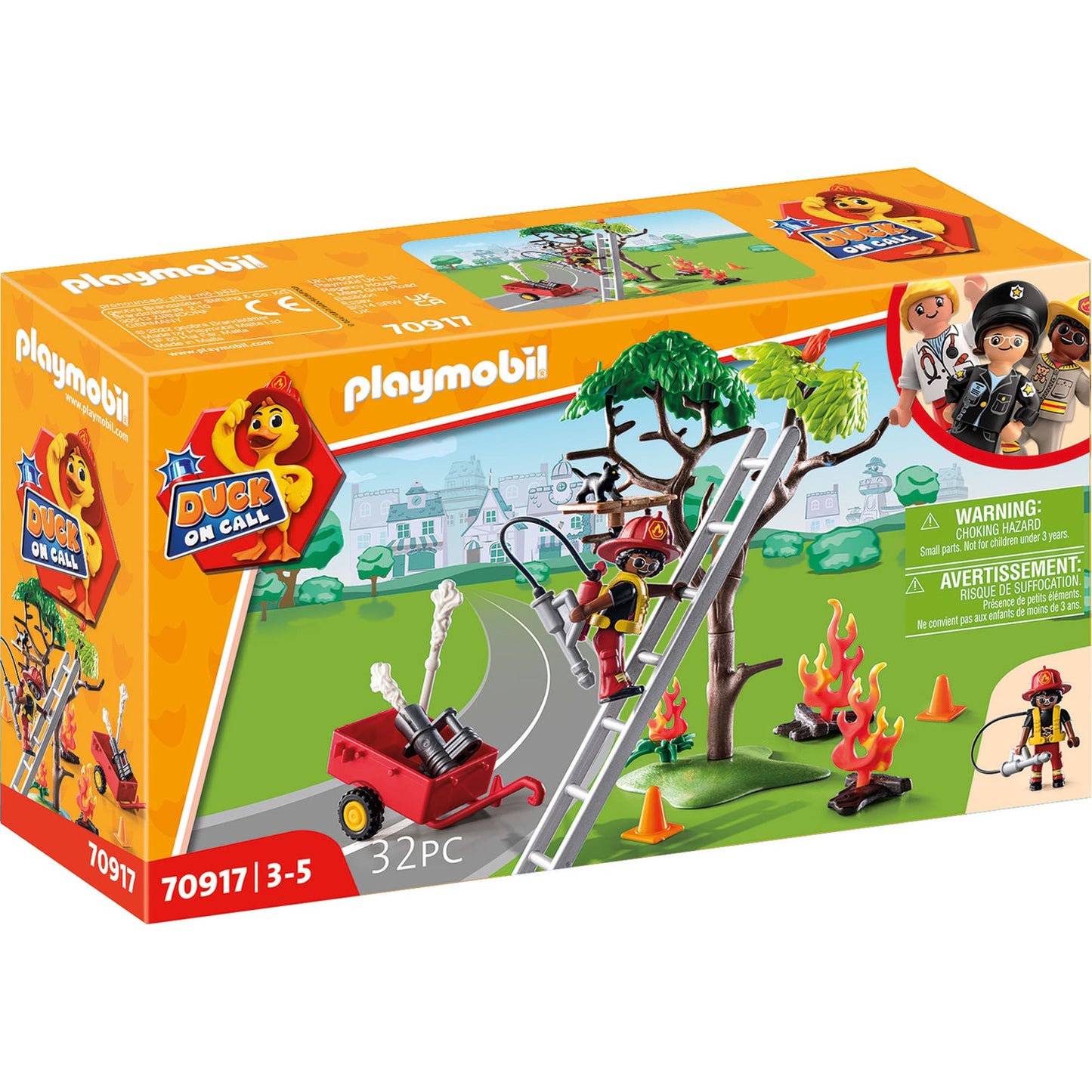 ACTIUNEA POMPIERILOR - PLAYMOBIL DUCK ON CALL (PM70917) - Libelula Vesela - Jucarii