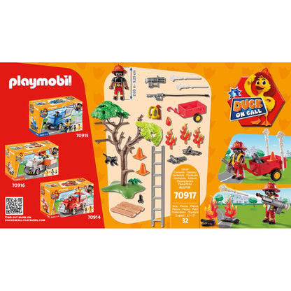 ACTIUNEA POMPIERILOR - PLAYMOBIL DUCK ON CALL (PM70917) - Libelula Vesela - Jucarii