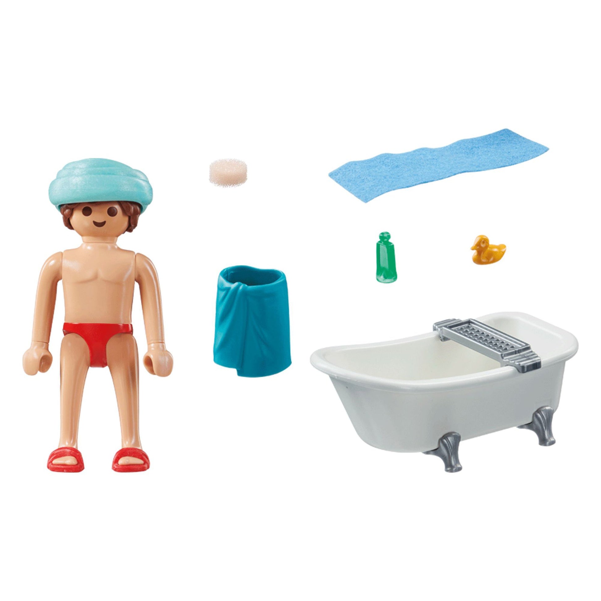 FIGURINA BAIAT IN BAIE - PLAYMOBIL FIGURES (PM71167) - Libelula Vesela - Jucarii