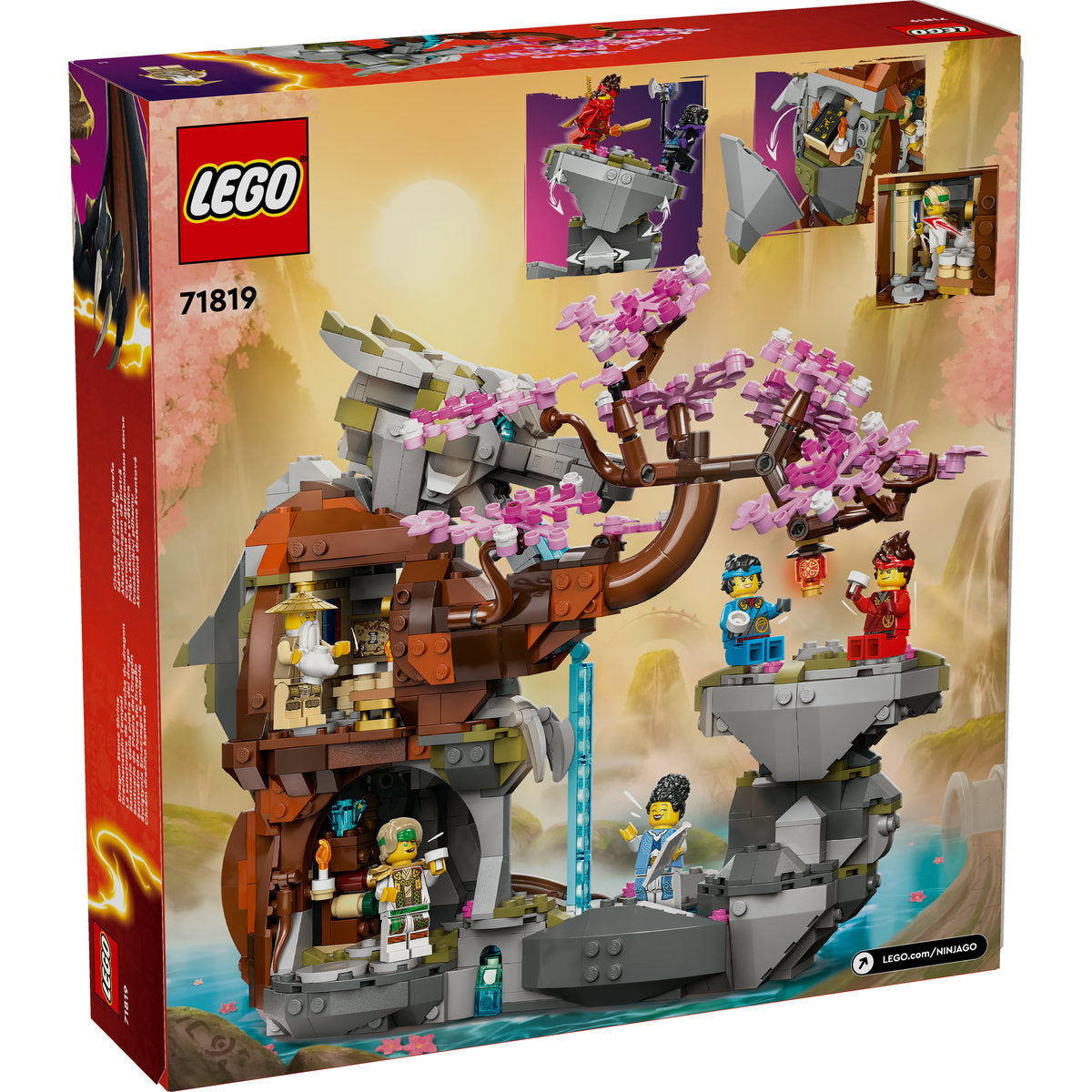 ALTARUL-DRAGON DE PIATRA - LEGO NINJAGO - LEGO (71819) - Libelula Vesela - Jucarii