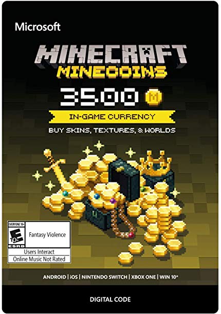 MINECRAFT: MINECOINS PACK 3 500 COINS - XBOX LIVE - MULTILANGUAGE - WORLDWIDE - Libelula Vesela - Jocuri video