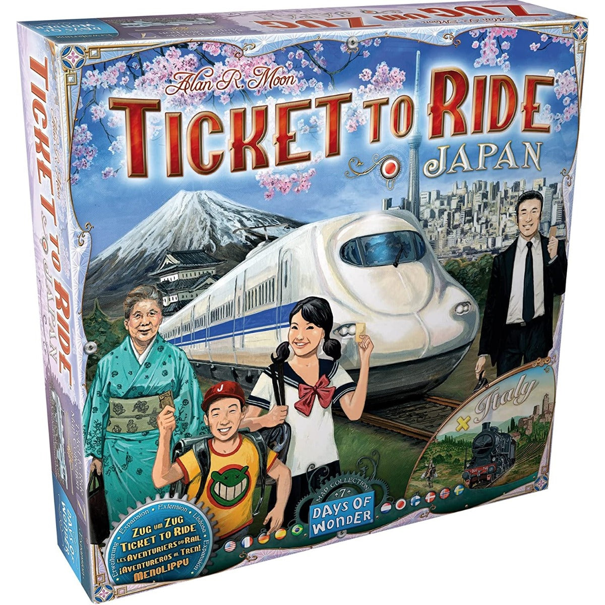 JOC DE SOCIETATE TICKET TO RIDE MAP COLLECTION: ITALY & JAPAN, LIMBA ENGLEZA - DAYS OF WONDER (720132) - Libelula Vesela - Jucarii