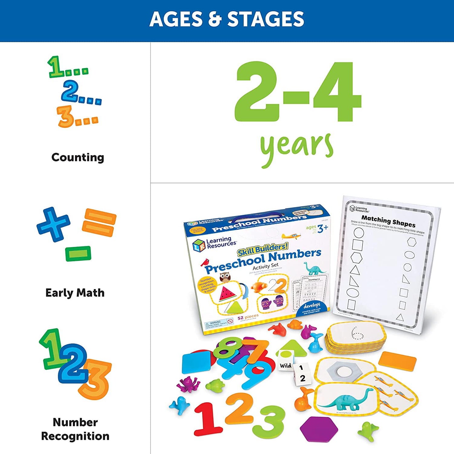 SET ACTIVITATI EDUCATIVE - INVAT SA NUMAR - LEARNING RESOURCES (LSP1245-UK) - Libelula Vesela - Jucarii