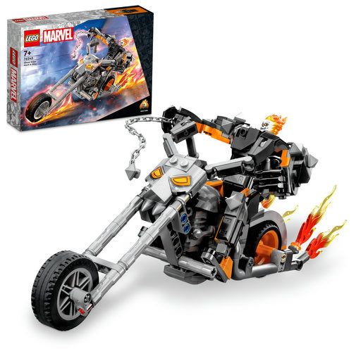 ROBOT SI MOTOCICLETA GHOST RIDER - LEGO MARVEL SUPER HEROES - LEGO (76245) - Libelula Vesela - Jucarii