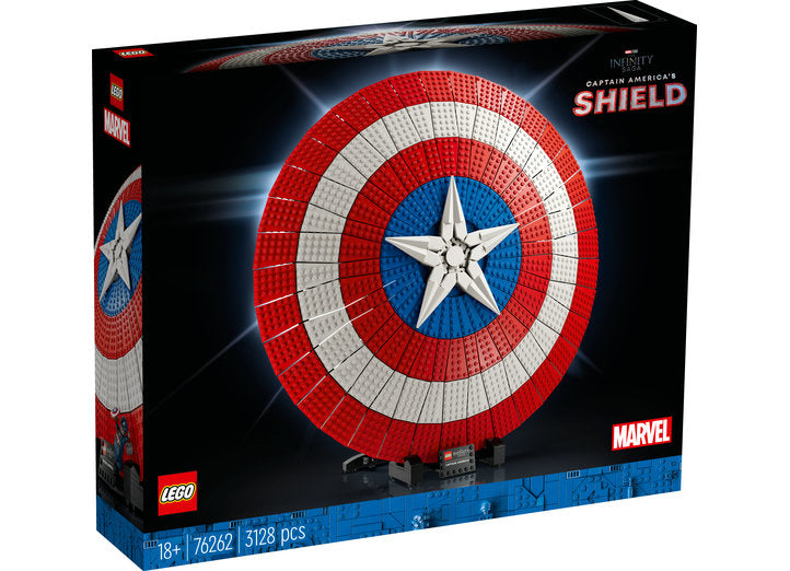 SCUTUL LUI CAPTAIN AMERICA - LEGO MARVEL SUPER HEROES - LEGO (76262) - Libelula Vesela - Jucarii