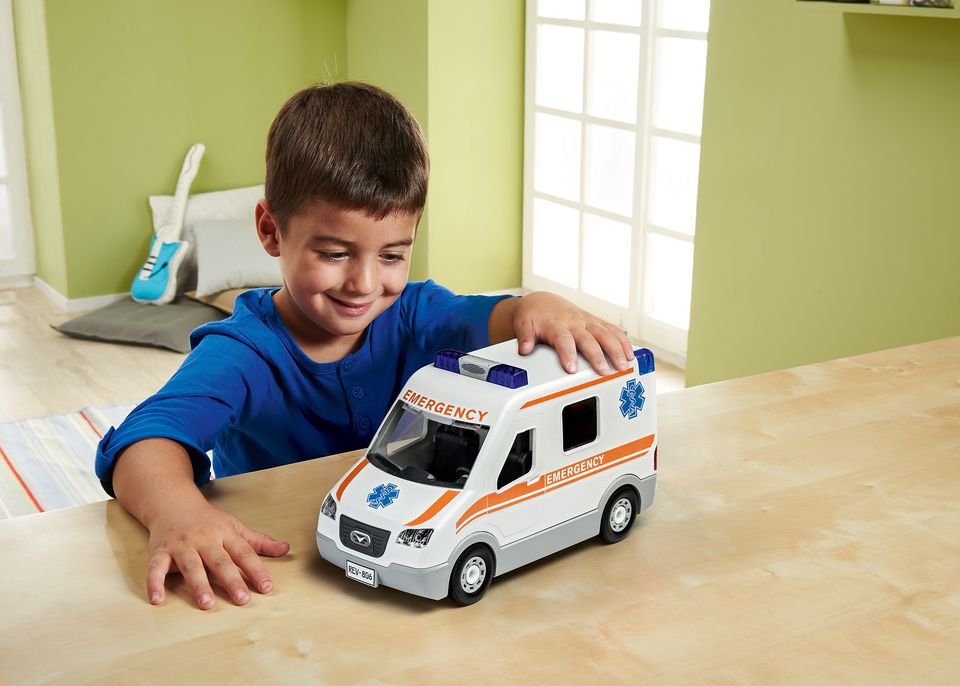 MASINUTA JUNIOR KIT - AMBULANTA - REVELL (RV0806) - Libelula Vesela - Jucarii