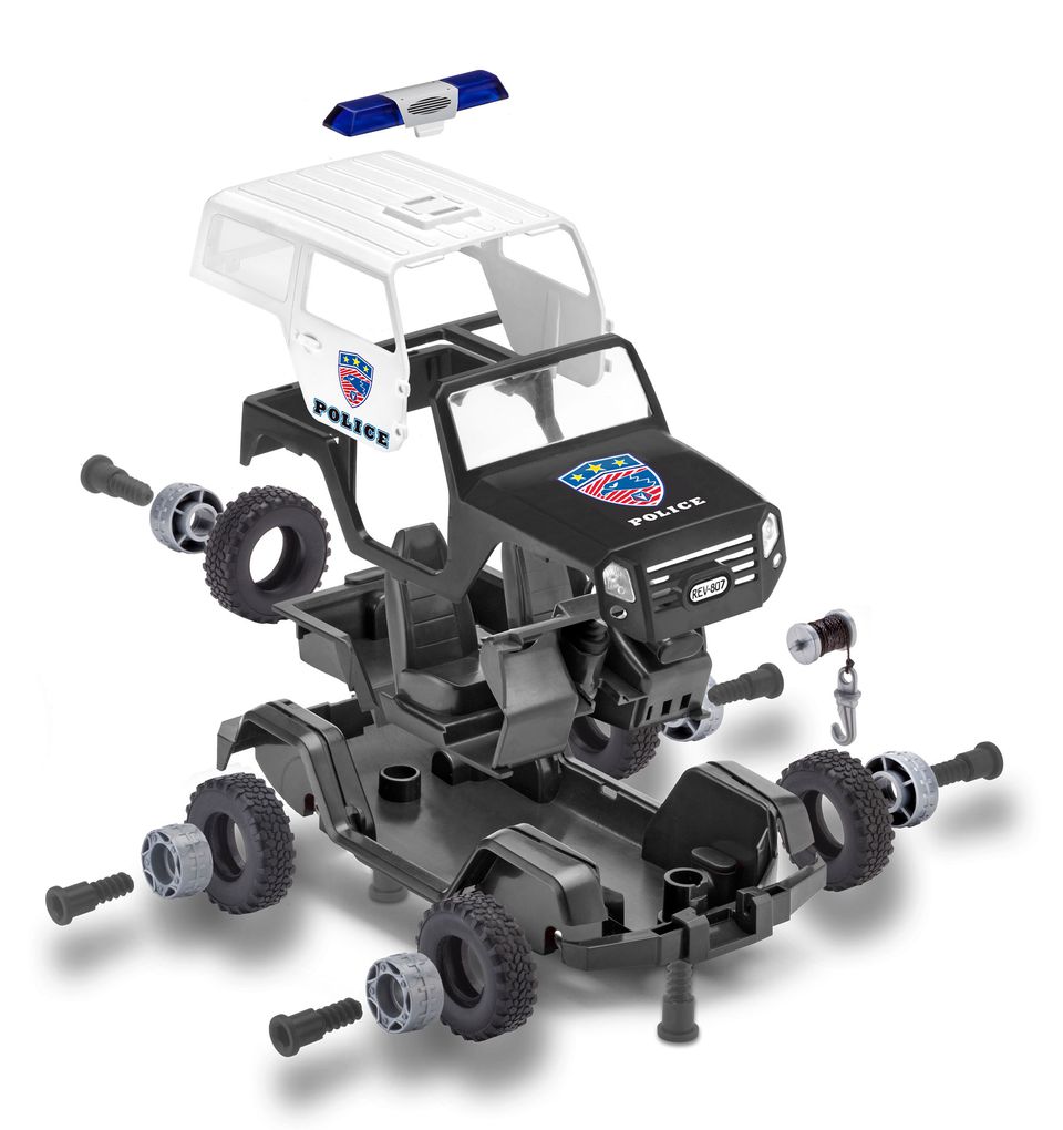 MASINUTA JUNIOR KITT - MASINA DE POLITIE OFFROAD - REVELL (RV0807) - Libelula Vesela - Jucarii