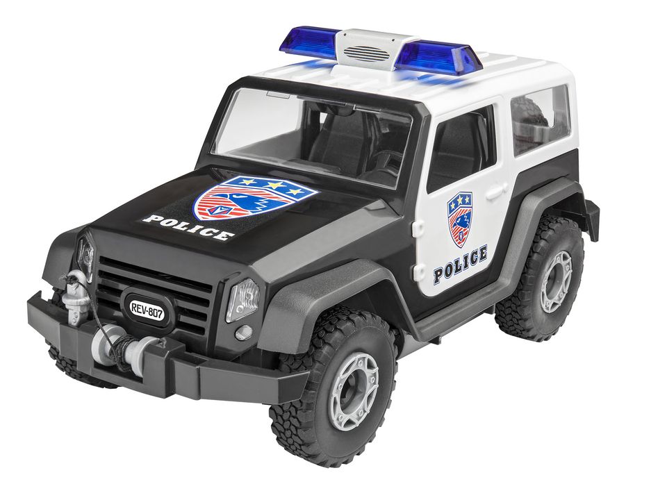 MASINUTA JUNIOR KITT - MASINA DE POLITIE OFFROAD - REVELL (RV0807) - Libelula Vesela - Jucarii