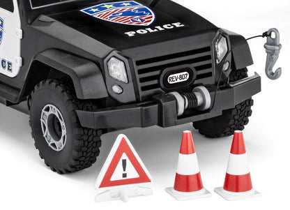 MASINUTA JUNIOR KITT - MASINA DE POLITIE OFFROAD - REVELL (RV0807) Libelula Vesela Jucarii