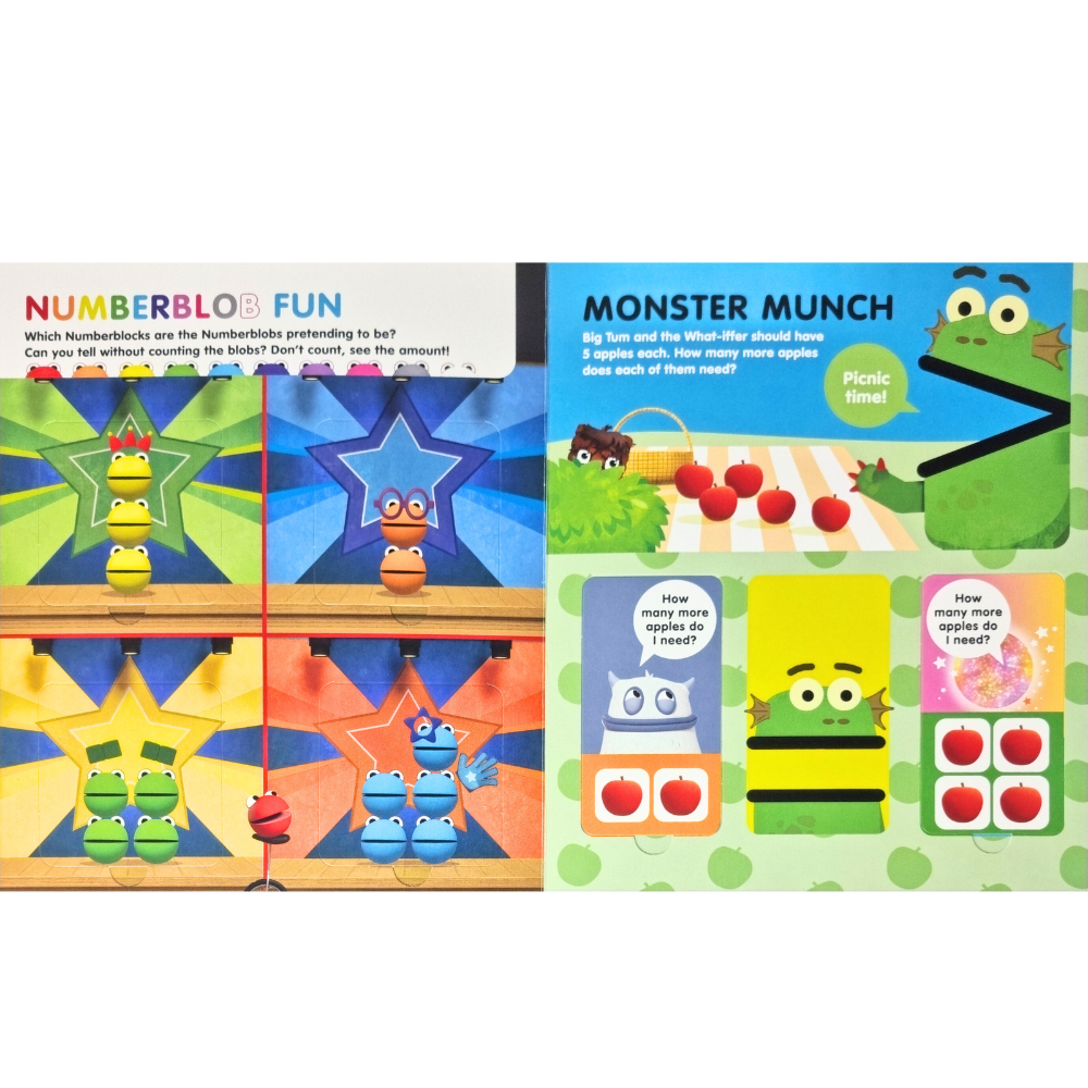 CARTICICA DESCHIDE FERESTRELE - NUMBERBLOCKS - MONSTRULETI - NUMBERBLOCKS (9781782269946) - Libelula Vesela - Carti