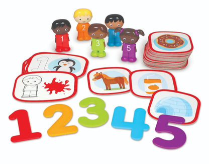 SET ACTIVITATI EDUCATIVE - ALFABET & NUMERE - LEARNING RESOURCES (LSP1243-UK) - Libelula Vesela - Jucarii