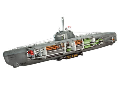 DEUTSCHES U-BOOT TYP XXI MIT INTERIEUR REVELL RV5078 - REVELL - Libelula Vesela - Jucarii