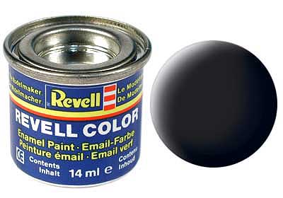 BLACK, MAT 14 ML - REVELL (RV32108) - Libelula Vesela - Jucarii