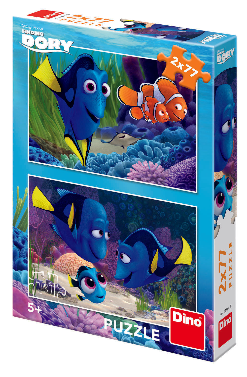 PUZZLE 2 IN 1 - GASIREA LUI DORY (77 PIESE) - DINO TOYS (386143) Libelula Vesela Jucarii